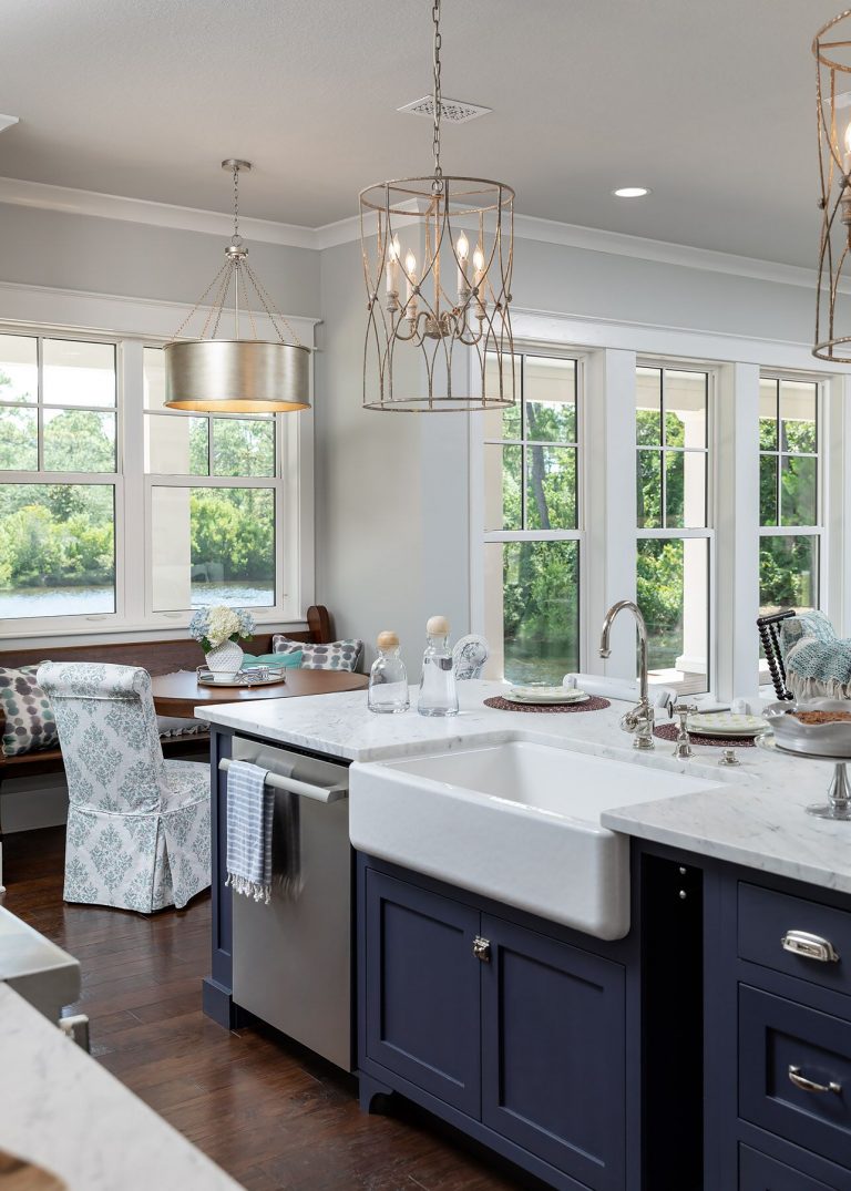 Colorful, Farmhouse Classic, Modern Kitchen in Pensacola, Florida