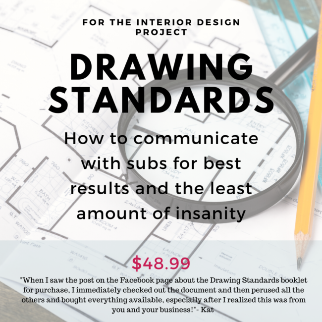 Drawing Standards For The Interior Design Project In Detail Interiors
