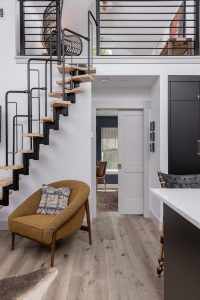 Unique Stairs, Loft, tiny home